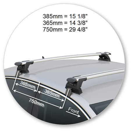 Yakima K901W-S16YB Through Bar - Black