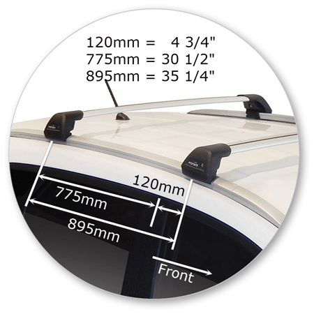 K1129-S26 ProRack Flush end Bars