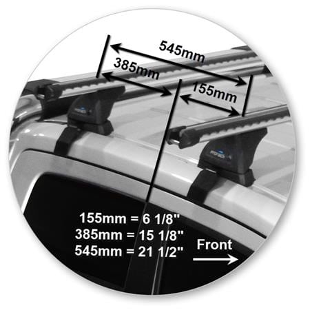 Prorack K932-T17 Heavy Duty Bars