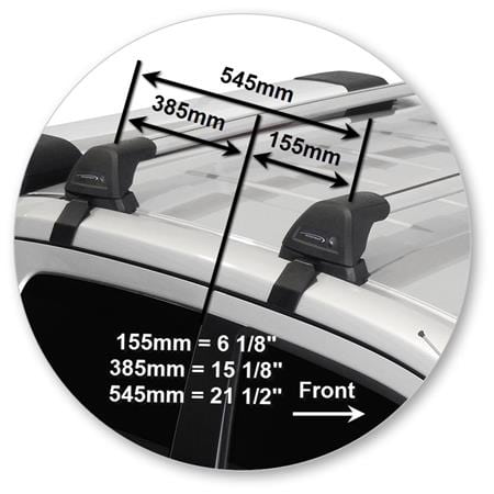 Yakima K932-S7YB Black Flush Bar (Yakima)