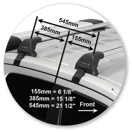 Yakima K932-S7Y Aero Flush Bar Silver