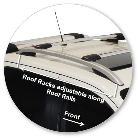 Yakima K944-S45Y Silver Rail Bar