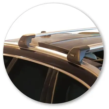 Yakima K946Y-S6YB Black Flush End Bar