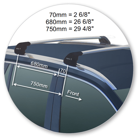 Yakima K946Y-S7YB Black Flush Bar