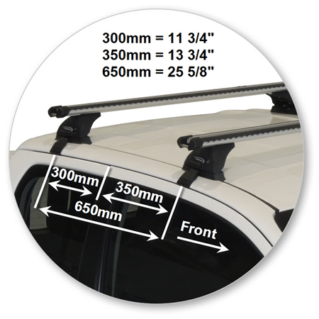 ProRack K954-T16 Heavy Duty Bars Silver