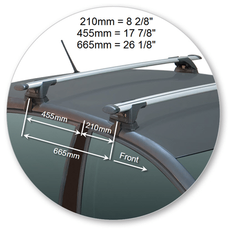 Yakima K976Y-S16YB Through Bar - Black