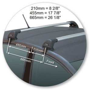 Yakima K976Y-S25YB Black Flush End Bar - Image 4