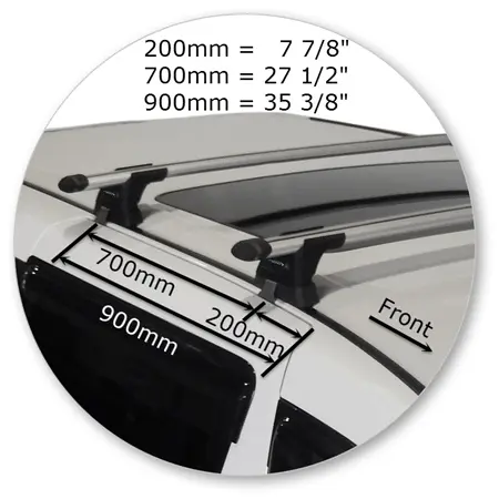 Yakima K988Y-S17YB Black Through Bar
