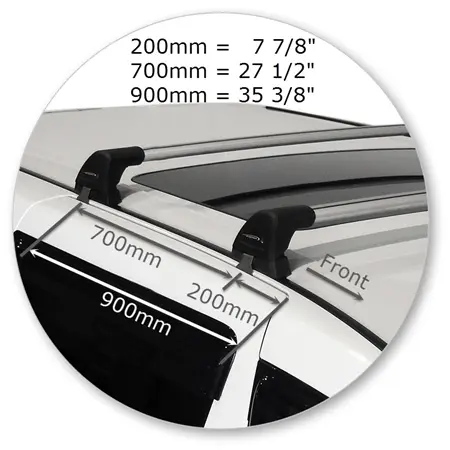 Yakima K988Y-S8YB Black Flush Bar