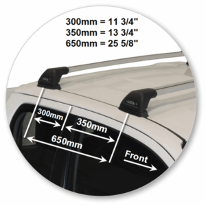 Yakima K991W-S6YB Black Flush End Bar - Image 4