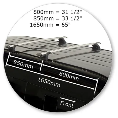 Yakima K998Y-S16YB Through Bar - Black