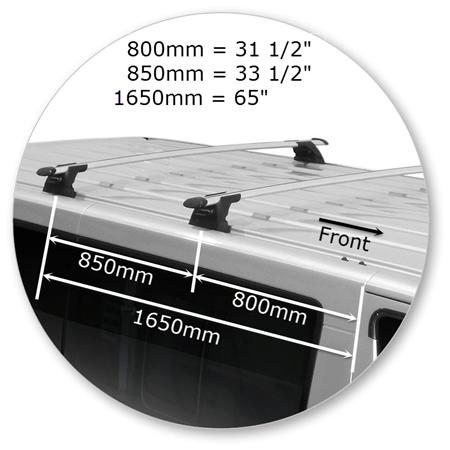 Yakima K998-S17YB Black Through Bar