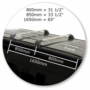 Yakima K998Y-S6YB Black Flush End Bar - Image 4