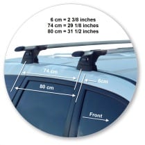 Yakima K441W-S16YB Through Bar - Black