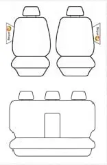 Mazda BT-50 Dual Cab 2015 Black Esteem Deploy Safe