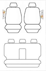 Mazda BT-50 Dual Cab 2015 Black Esteem Deploy Safe