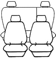 Nissan Navara D40 ST-X Dual Cab 2007- 15 Esteem Charcoal Deploy Safe