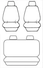 Nissan Navara D40 Dual Cab ST 2009 - 15 Esteem Charcoal