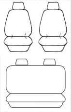 Nissan Navara D40 Dual Cab ST 2009 - 15 Outback Canvas Charcoal