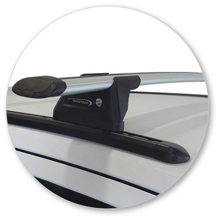 Yakima S17Y-Q21 Track Mounted with Aero Through Bar