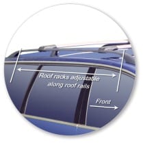 Yaima S43YB Roof Rack (Black)