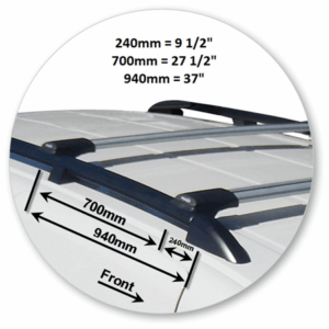 Yakima S44YB Roof Rack (Black) - Image 4