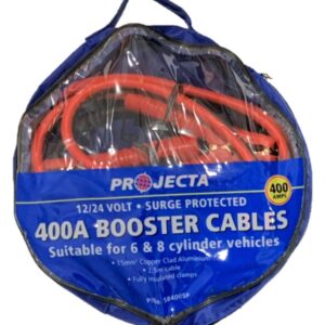 Projecta 400amp x 2.5M Car Booster Cables (Jumper Leads) - Image 1