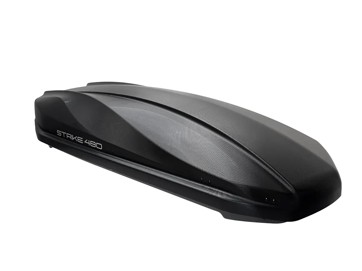 Strike 480 - Textured Matt Black Roof Box