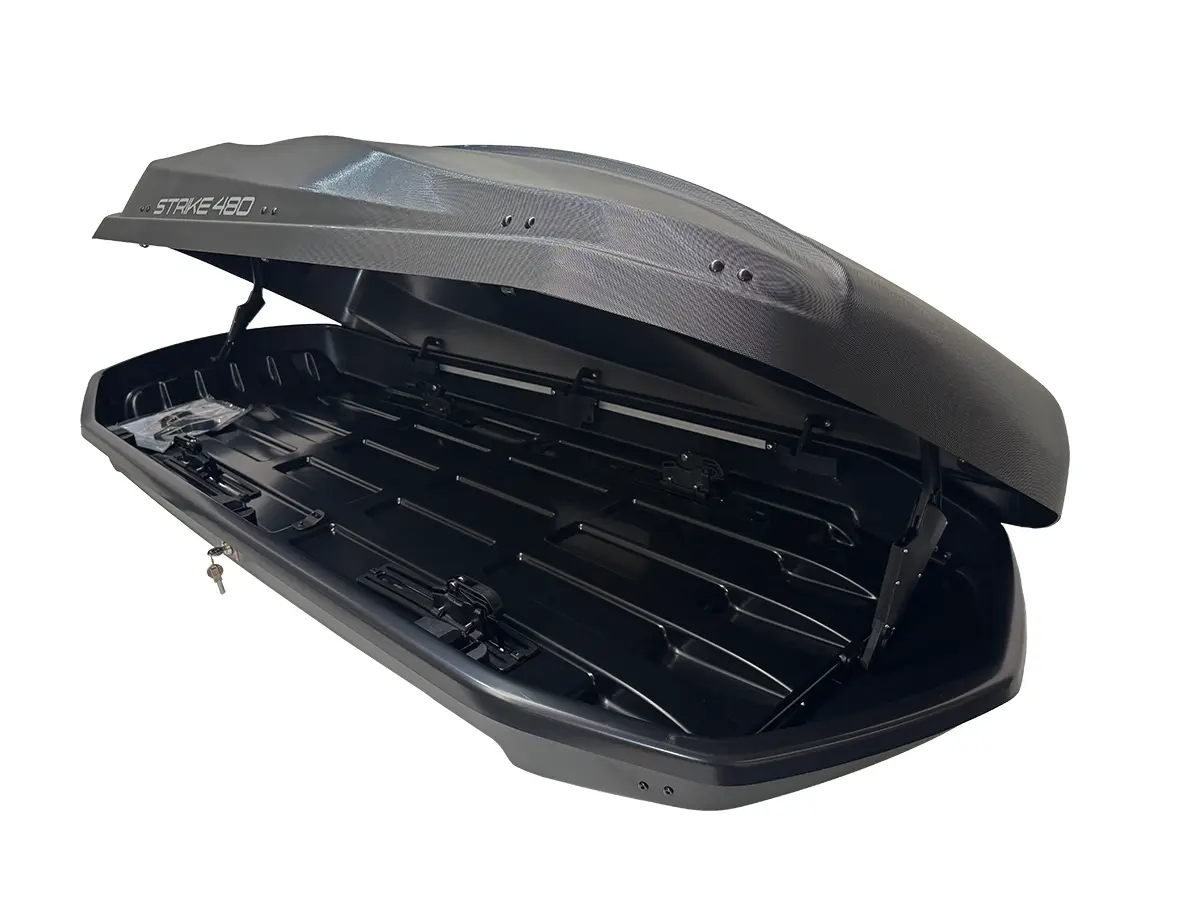 Strike 480 - Textured Matt Black Roof Box