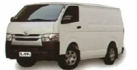 Toyota Hiace Van 2014 Esteem Charcoal