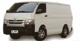 Toyota Hiace Van 2014 Esteem Charcoal