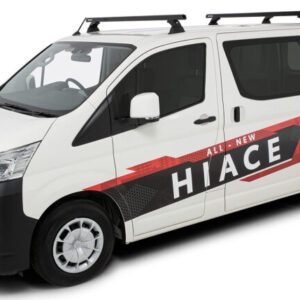 Rhino Rack Heavy Duty Roof Rack - Black -Toyota ZR Hi-Ace LWB 2019 + - Image 1