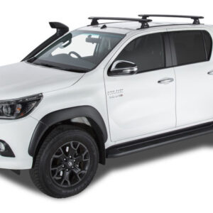 Rhino Rack Toyota Hi-Lux 2015-2020 Ditch Mount Black Rack System - Image 1