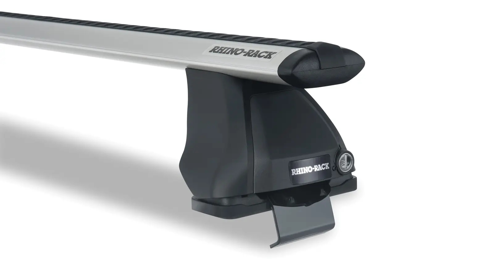 Rhino-Rack Black Vortex Bar and Fitting Fit for Mitsubishi Outlander 05-12