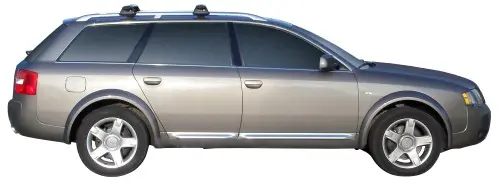 Yakima K328-S16Y Silver Bars Audi A6 Wagon 98-04, Allroad 99-05 & 06-12