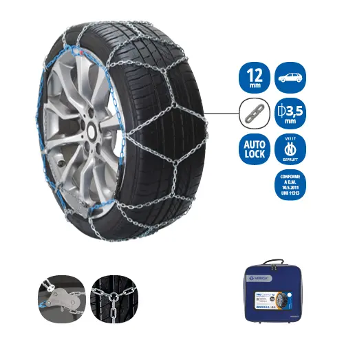 Veriga Pro Compact 12mm Quick Fit Snow Chains