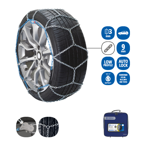 Veriga Pro Compact 9 -140 Quick Fit Snow Chains