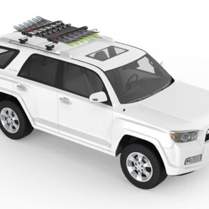 Yakima FatCat 6 Evo Silver 6 Ski/4 Snowboard Carrier - Image 2