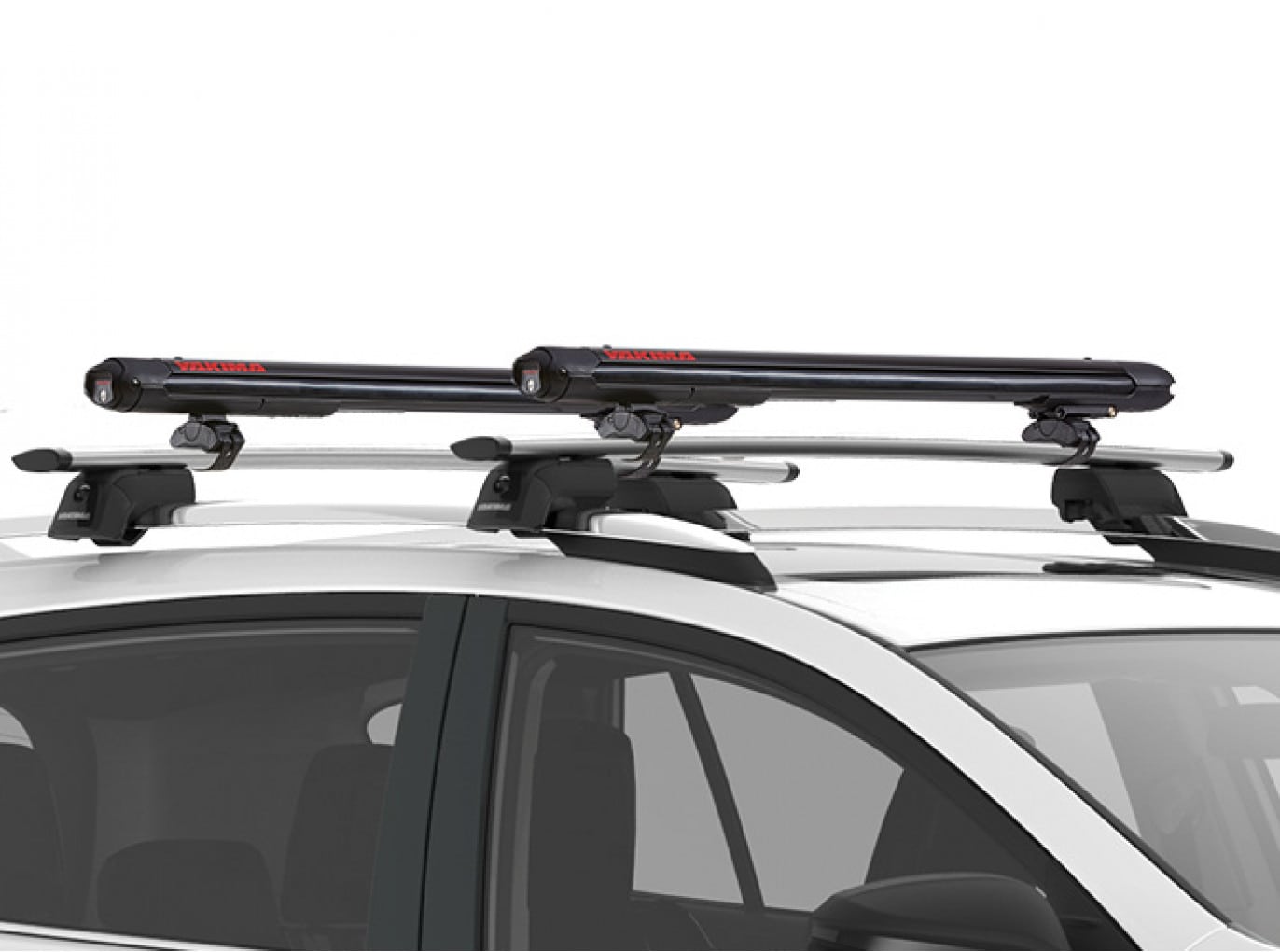 Yakima FatCat 6 Evo Silver 6 Ski/4 Snowboard Carrier - Image 4