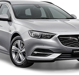 Roof Rack Holden ZB Commodore Estate with Solid Rails -Black - Image 1