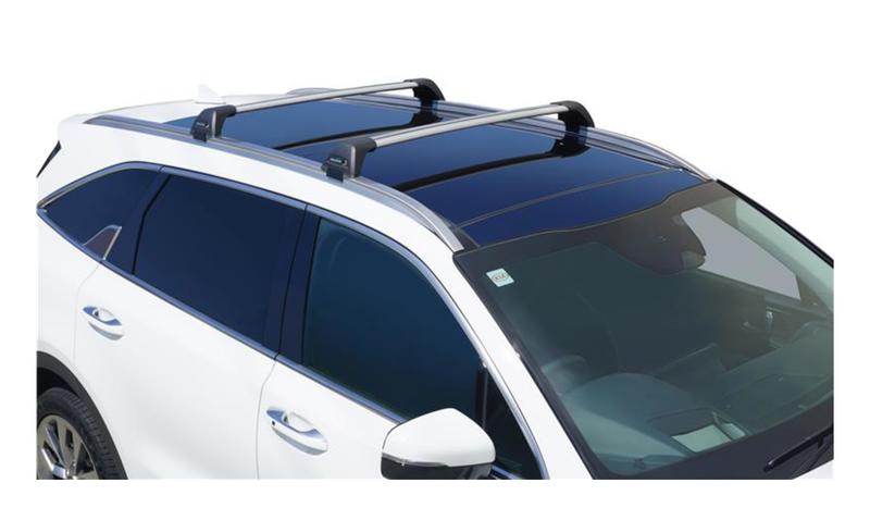 Yakima S26Y / K1134 Aero Flush End Bar Roof Rack Silver - Image 3