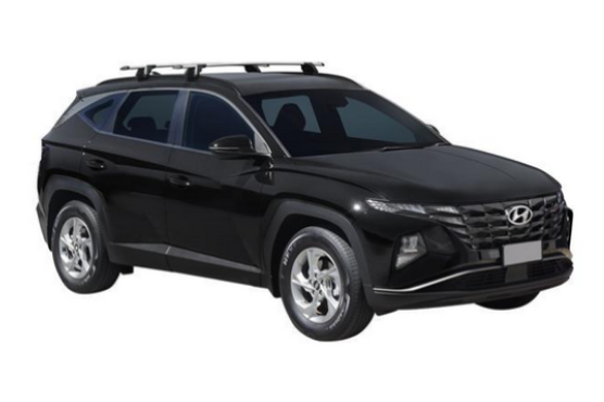 Yakima K1213 - S17Y Silver Aero Through Bar Roof Rack