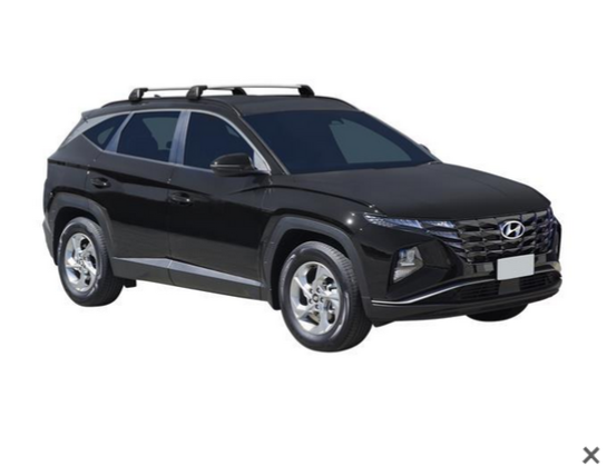 Yakima K1213 - S26Y Silver Flush End Aero Roof Rack